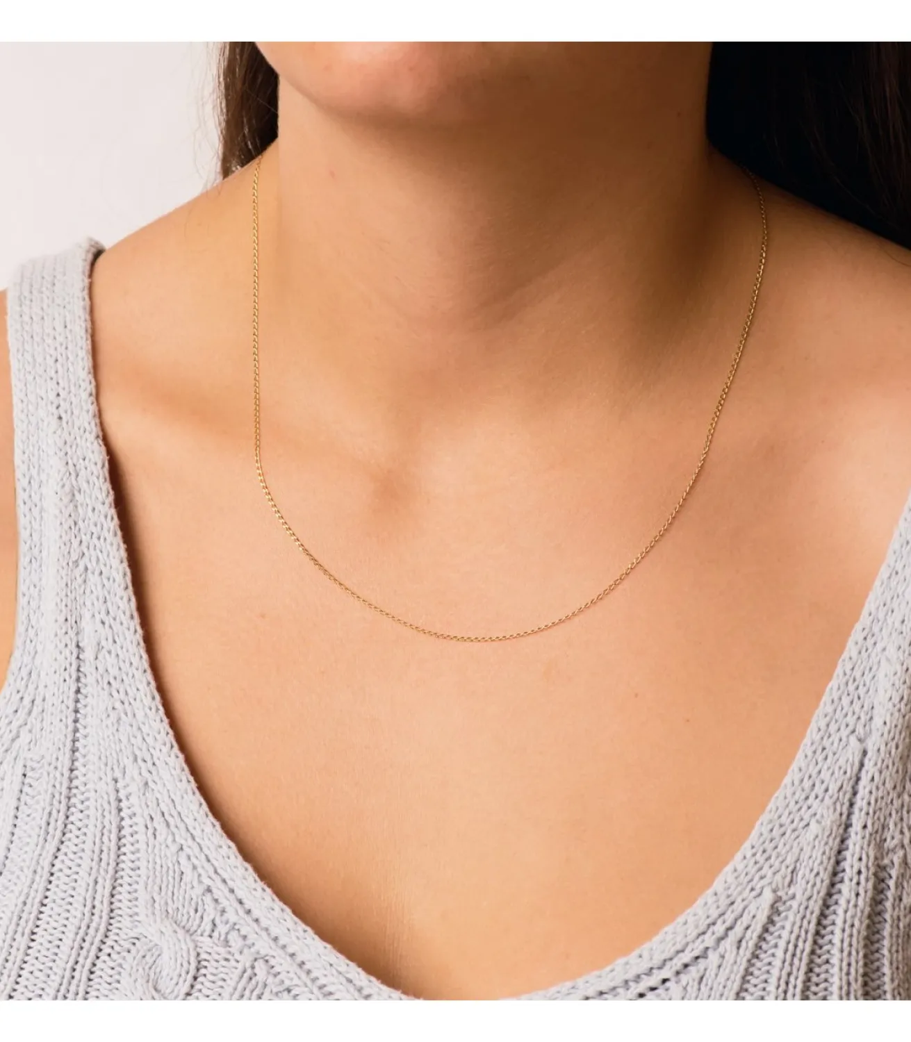 Cadena Bilbao 1Mm Oro 18K 50Cm<Alda Joyeros Discount