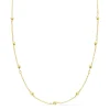 Cadena Bolitas Forzada Oro 18K 45Cm<Alda Joyeros Shop