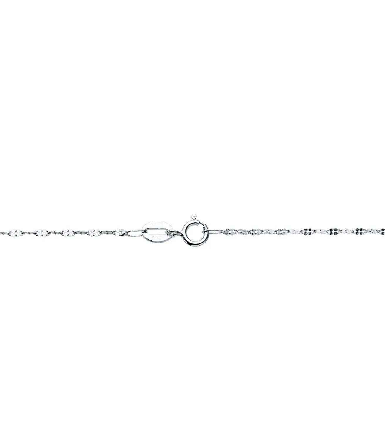 Cadena Diamantada Oro Blanco 18K 1,5 Mm 40Cm<Alda Joyeros Outlet