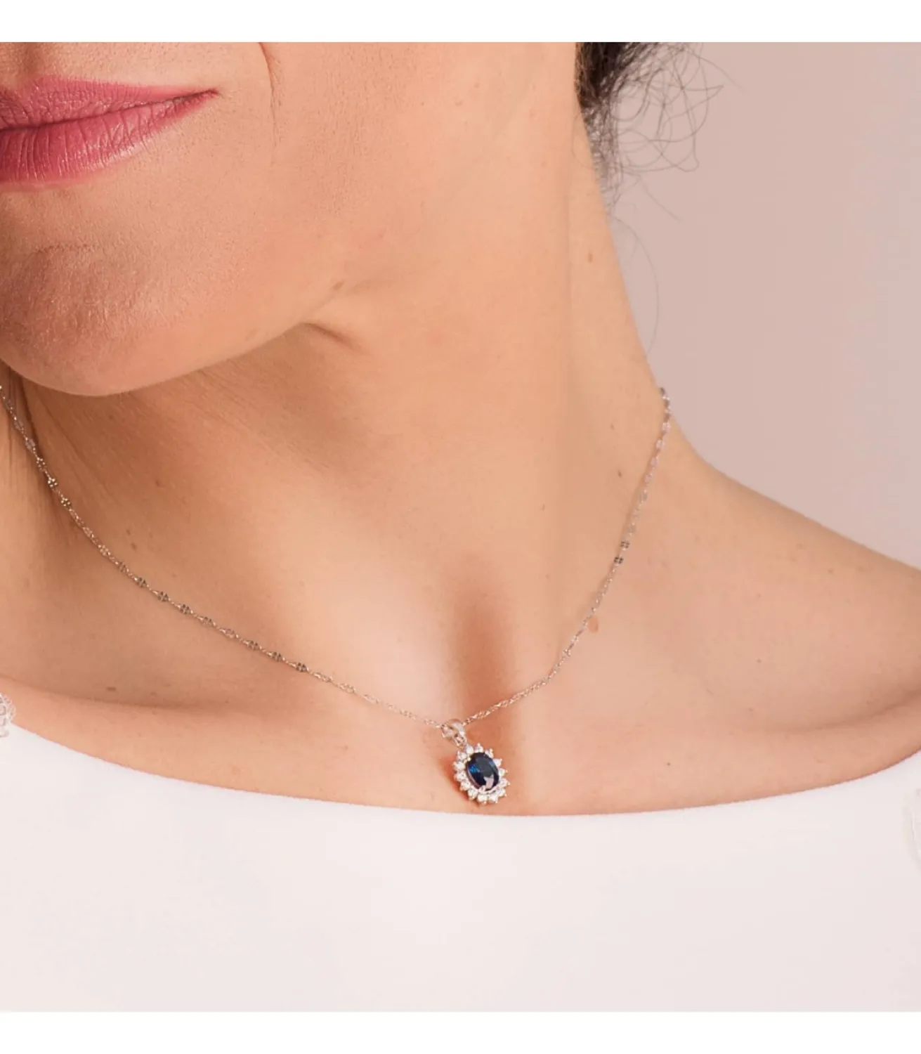 Cadena Diamantada Oro Blanco 18K 1,5 Mm 40Cm<Alda Joyeros Outlet