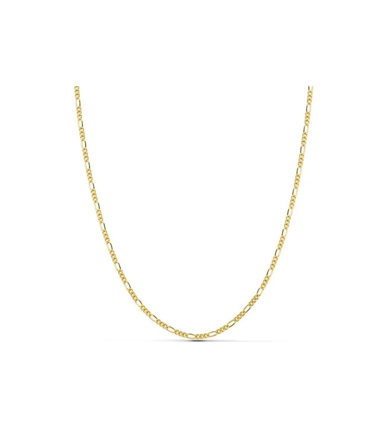 Cadena Eslabones 3X1, 1.7 Mm 18 Ktes 60Cm<Alda Joyeros Sale