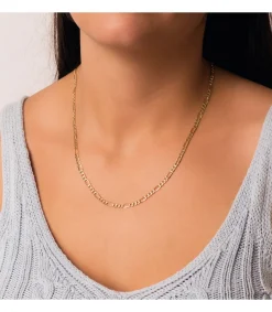 Cadena Figaro Oro Amarillo 18K 3.5 Mm 50Cm<Alda Joyeros Clearance