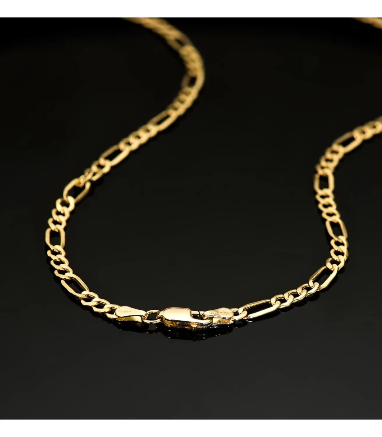 Cadena Figaro Oro Amarillo 18K 3.5 Mm 60Cm<Alda Joyeros Sale
