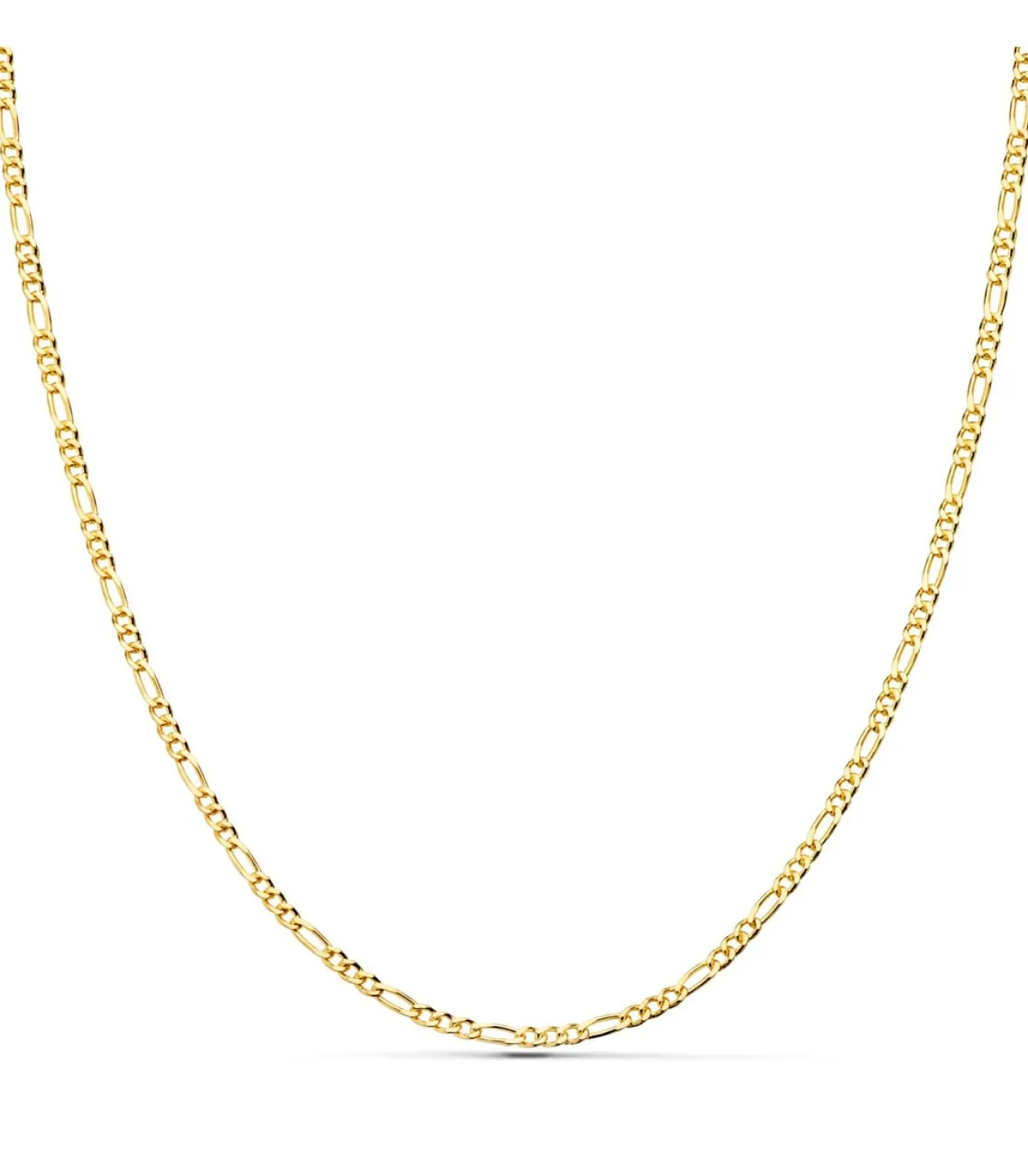 Cadena Figaro Oro Amarillo 18K 2Mm 50Cm<Alda Joyeros Fashion
