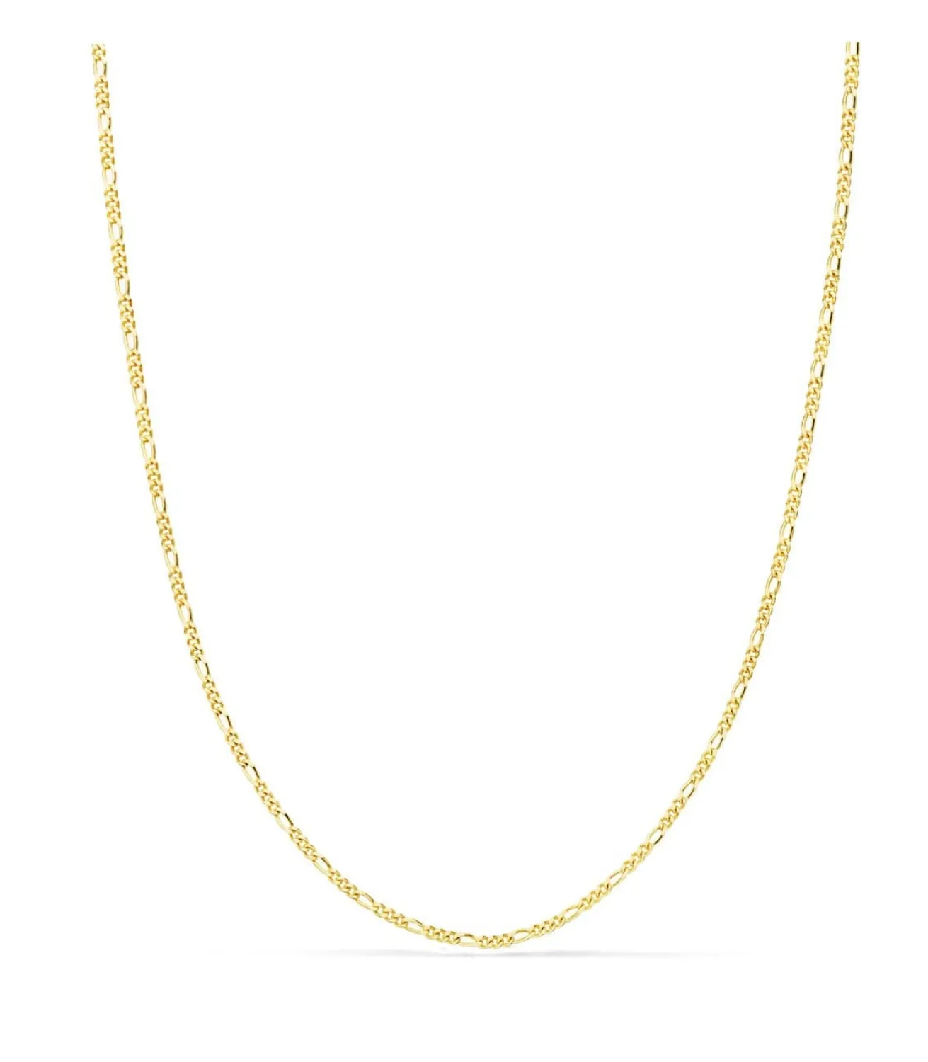 Cadena Fina Figaro Oro 18K 1 Mm 50Cm<Alda Joyeros New