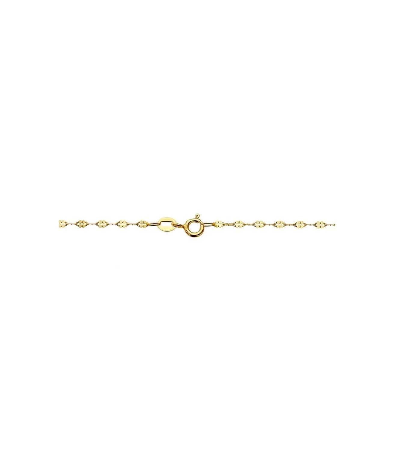 Cadena Flor Martillada 1.5 Mm 18 Ktes 50 Cm<Alda Joyeros Online