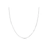 Cadena Forzada 18 K Oro Blanco 40 Cm<Alda Joyeros Discount