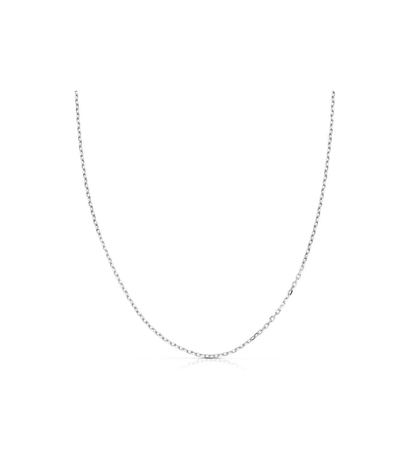 Cadena Forzada 18 K Oro Blanco 45 Cm<Alda Joyeros Sale