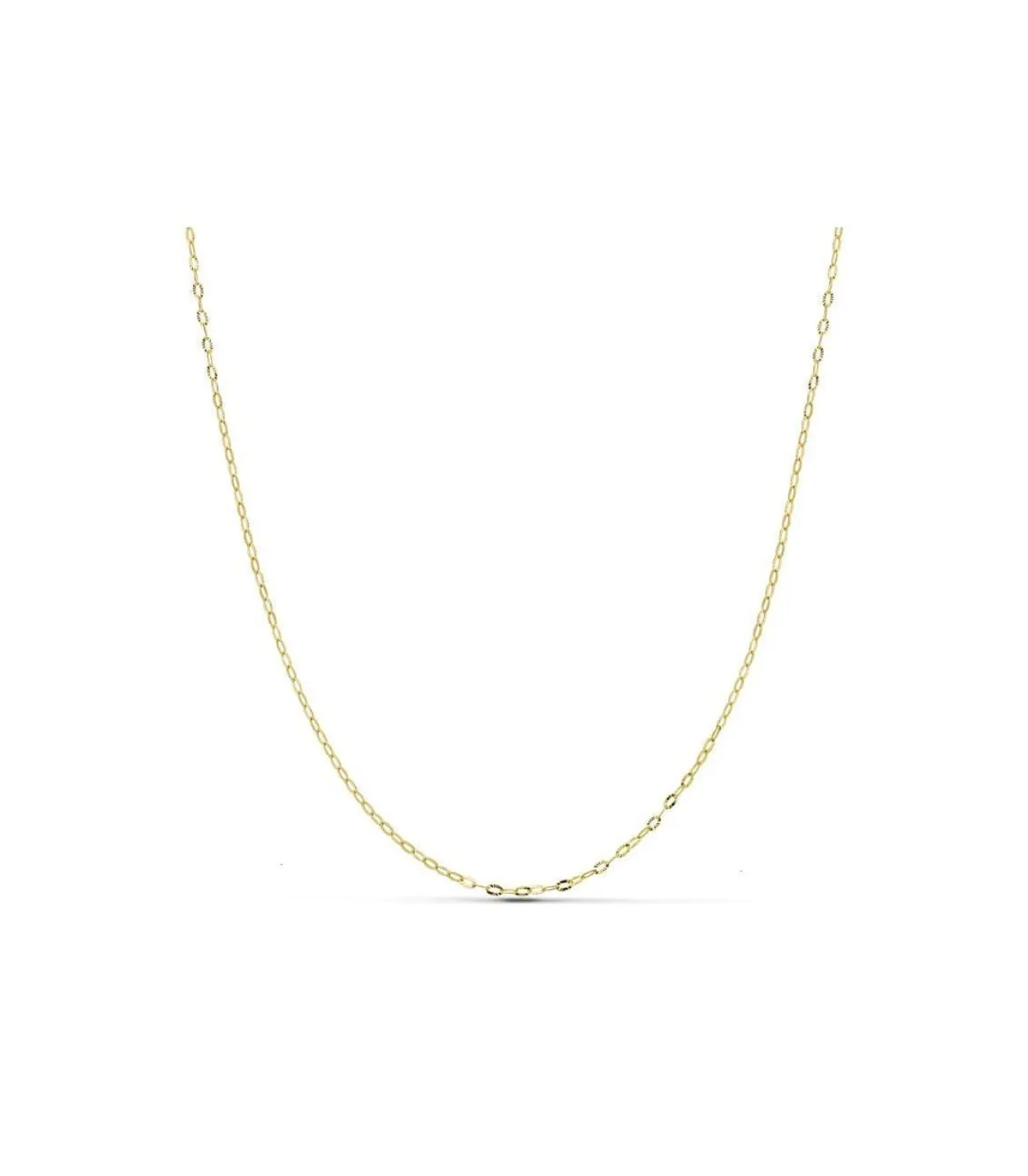 Cadena Forzada 1 Mm 18 K 40Cm<Alda Joyeros New