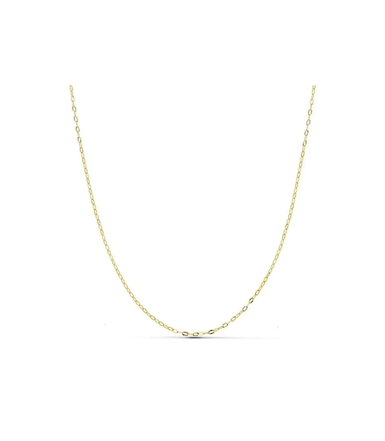 Cadena Forzada 1 Mm 18 Ktes 50Cm<Alda Joyeros Best Sale