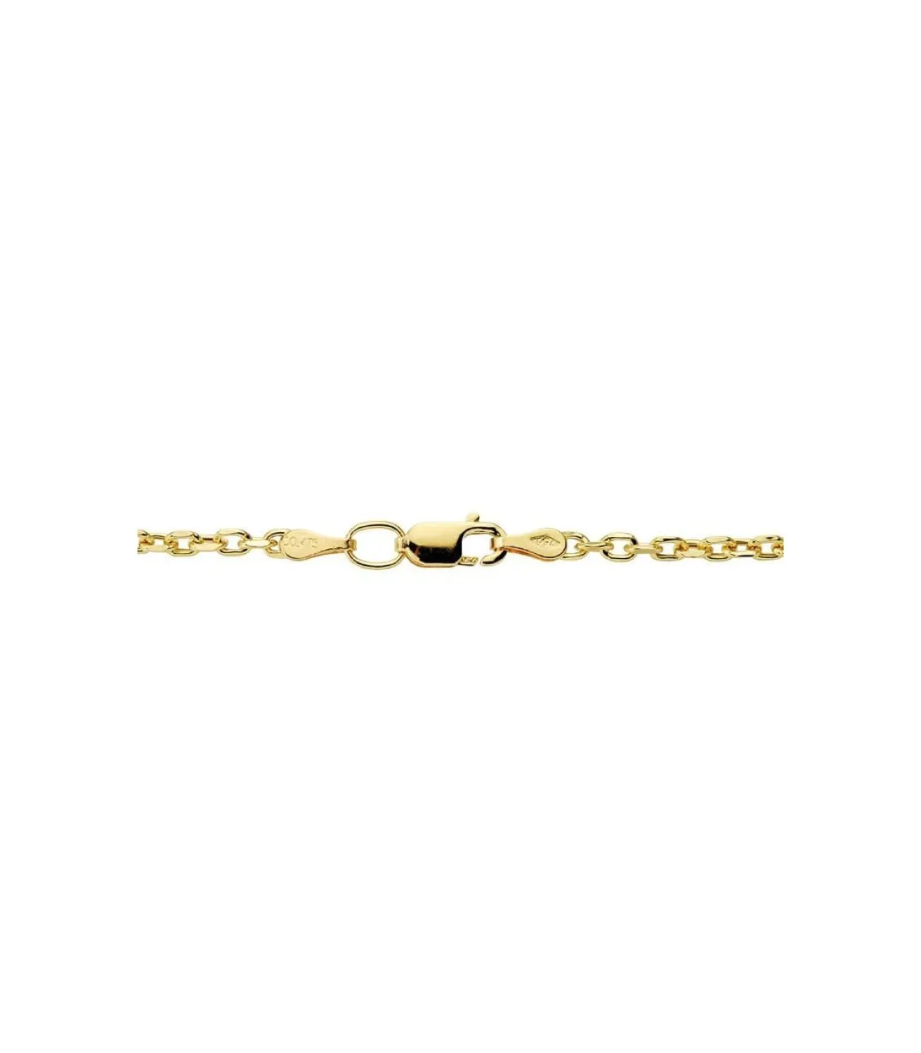 Cadena Forzada 2 Mm 18 Ktes 50 Cm<Alda Joyeros Shop