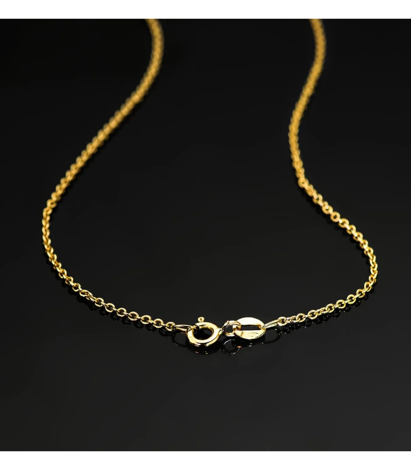 Cadena Forzada 1.2 Mm Oro 18K 45 Cm<Alda Joyeros Sale