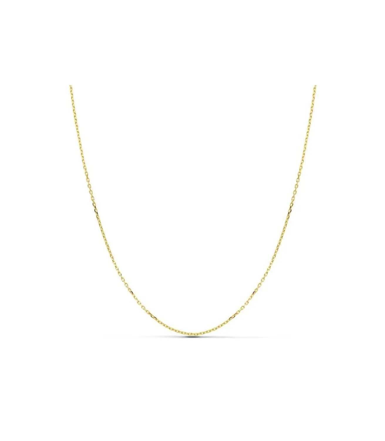 Cadena Forzada 1Mm Oro 18 K 50Cm<Alda Joyeros Fashion