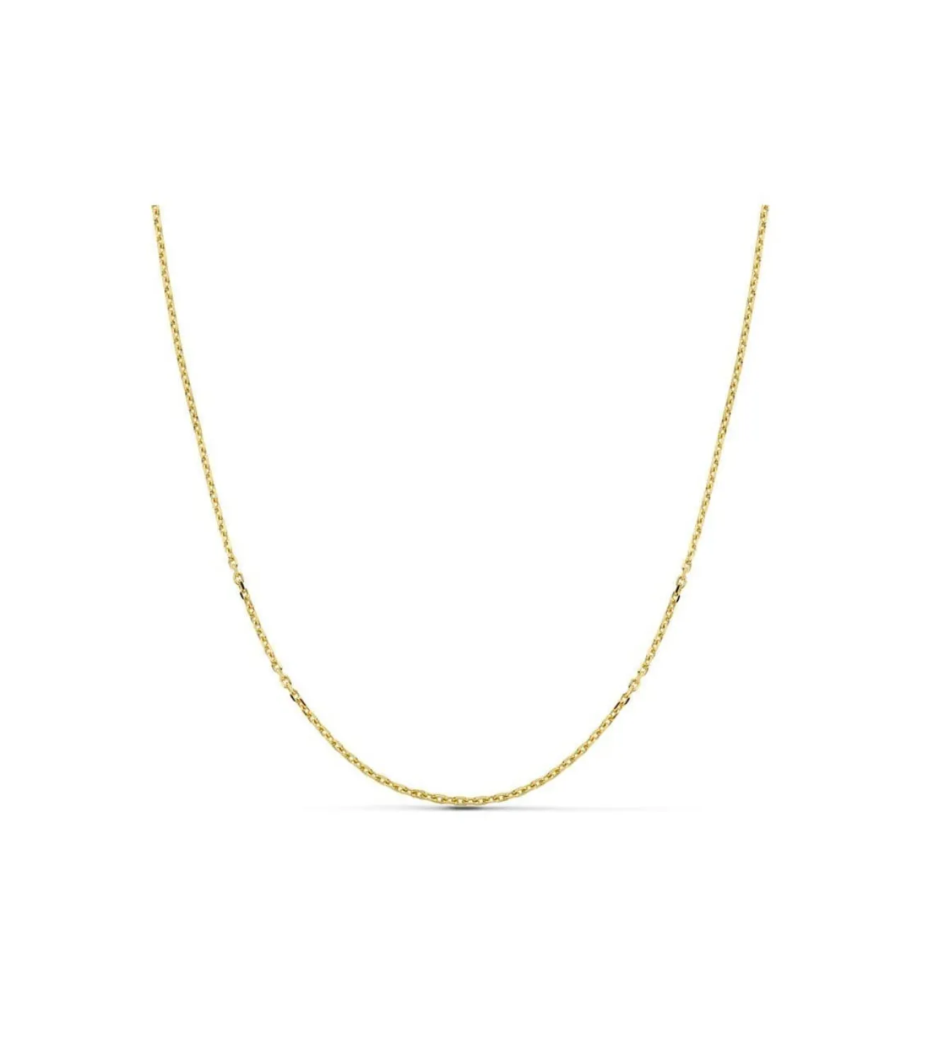 Cadena Forzada 1.5Mm Oro 18 K 60Cm<Alda Joyeros Sale