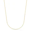 Cadena Forzada 1Mm Oro 18K 45 Cm<Alda Joyeros Fashion