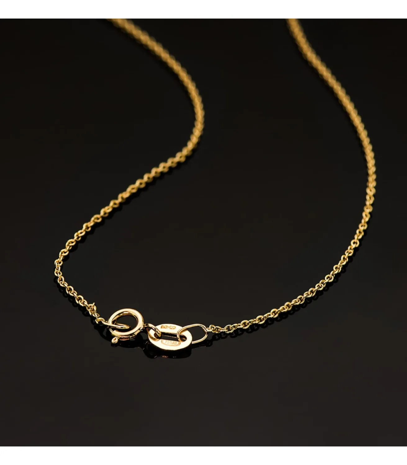 Cadena Forzada 1Mm Oro 18K 45 Cm<Alda Joyeros Fashion
