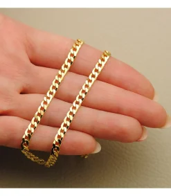 Cadena Maciza Oro 18K Barbada 3,75Mm 60Cm<Alda Joyeros Cheap