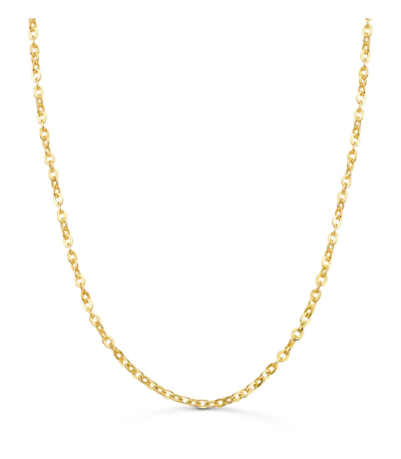 Cadena Oro 18K Forzada 50Cm 2,5Mm<Alda Joyeros Best Sale