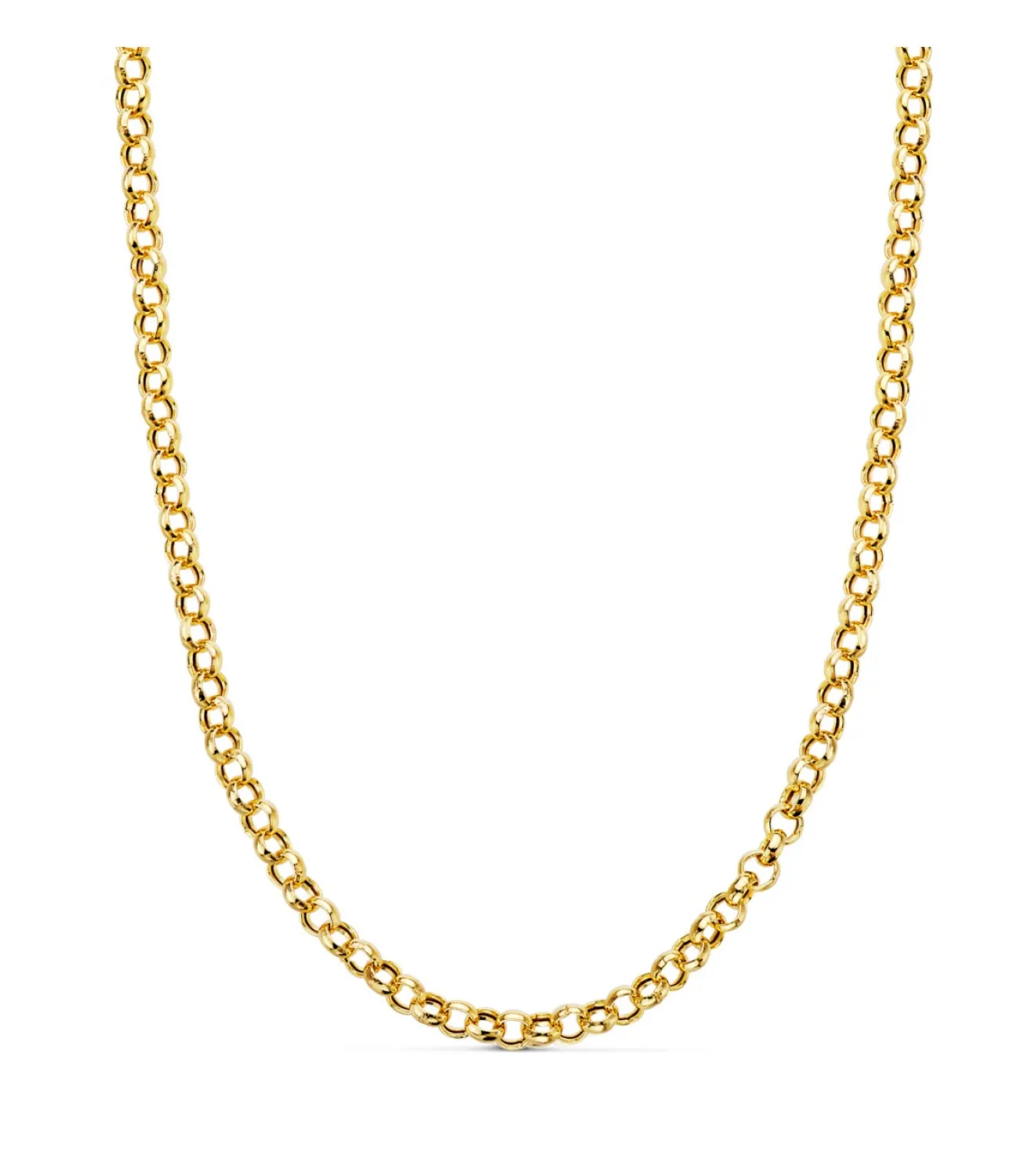 Cadena Oro 18K Rolo 45Cm 4Mm<Alda Joyeros Online