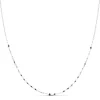 Cadena Oval Oro Blanco 18K 1.2Mm 45Cm<Alda Joyeros Hot