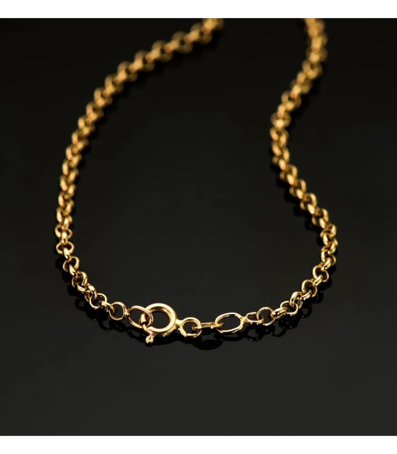 Cadena Rolo 2.5 Mm 18 Ktes 50 Cm<Alda Joyeros Shop
