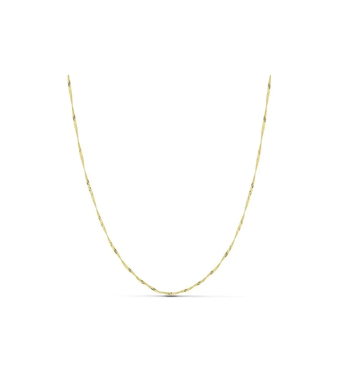 Cadena Singapur 1 Mm 18 Ktes 50 Cm<Alda Joyeros Online
