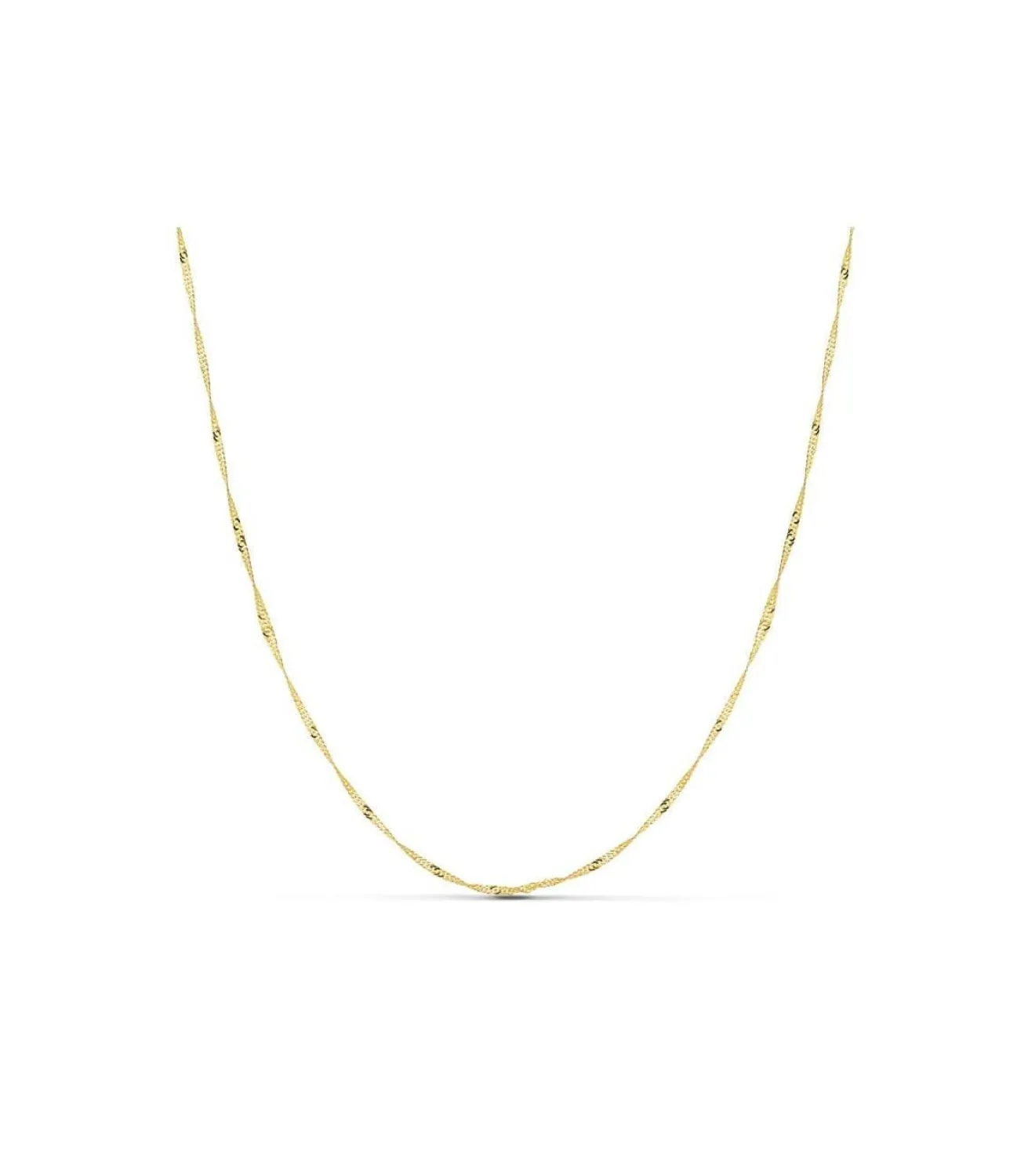 Cadena Singapur 1.2 Mm18 Ktes 40 Cm<Alda Joyeros Store