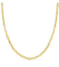 Cadena Singapur Oro Amarillo 18K 4Mm 50Cm<Alda Joyeros Shop