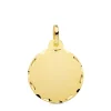 Chapa Redonda 20 Mm 18K Tallada<Alda Joyeros Hot