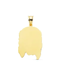 Colgante Cabeza Cristo Oro Amarillo 18K 27Mm<Alda Joyeros Shop
