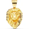 Colgante Cabeza Leon Oro Amarillo 18K<Alda Joyeros Best