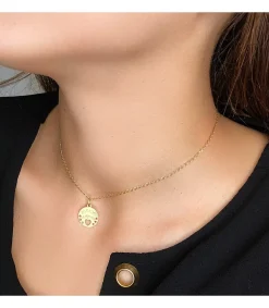 Colgante Chapa Oro 18K Mama Te Quiero<Alda Joyeros Best