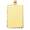 Colgante Chapa Rectangular Oro 18K 34 Mm<Alda Joyeros Discount
