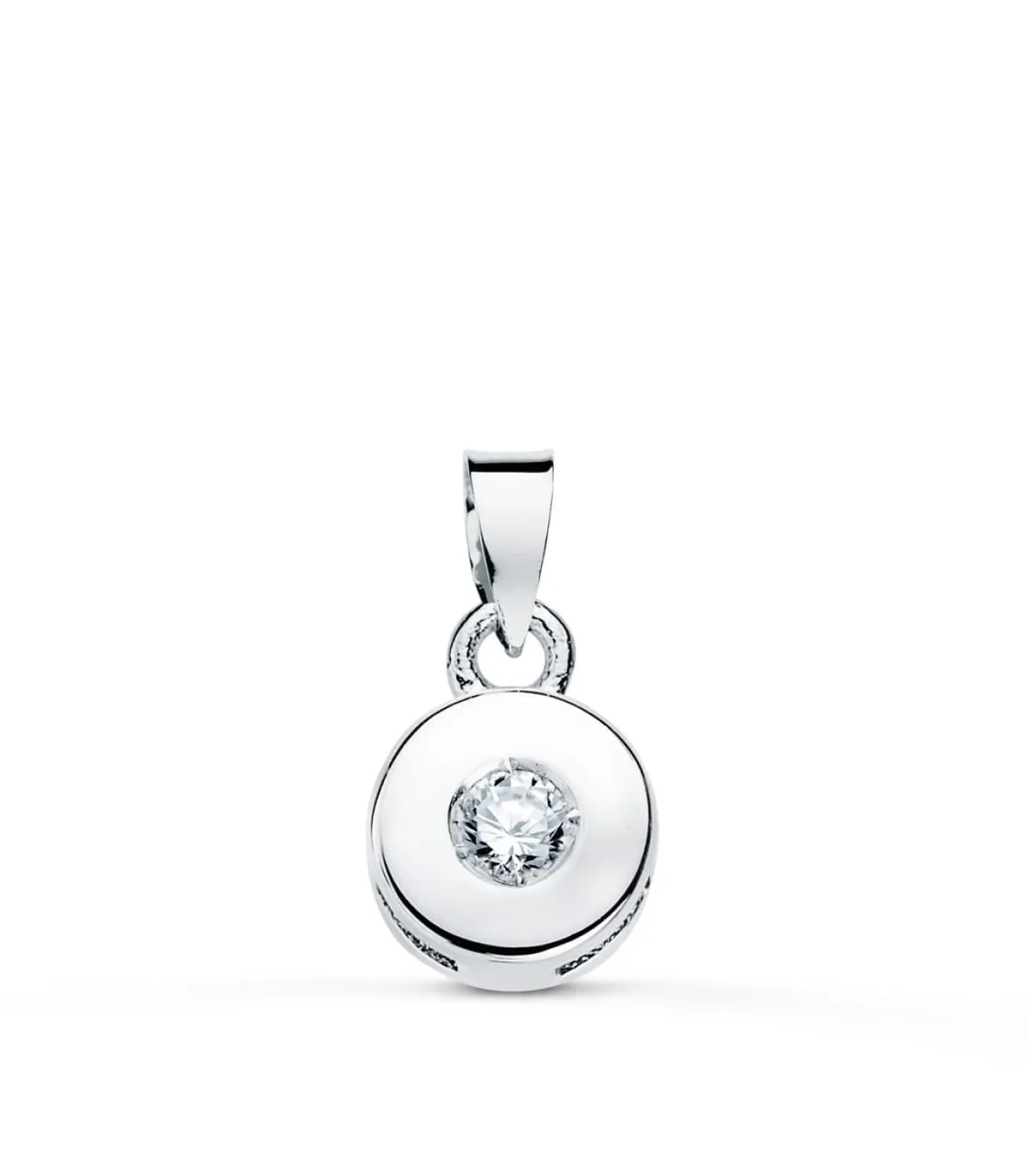 Colgante Chaton Diamante 0.050 Qtes. Ob 18K<Alda Joyeros Online