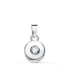 Colgante Chaton Diamante 0.065 Qtes. Ob 18K<Alda Joyeros Clearance