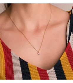 Colgante Corazon Oro 18K 5 Mm Rosa<Alda Joyeros Cheap
