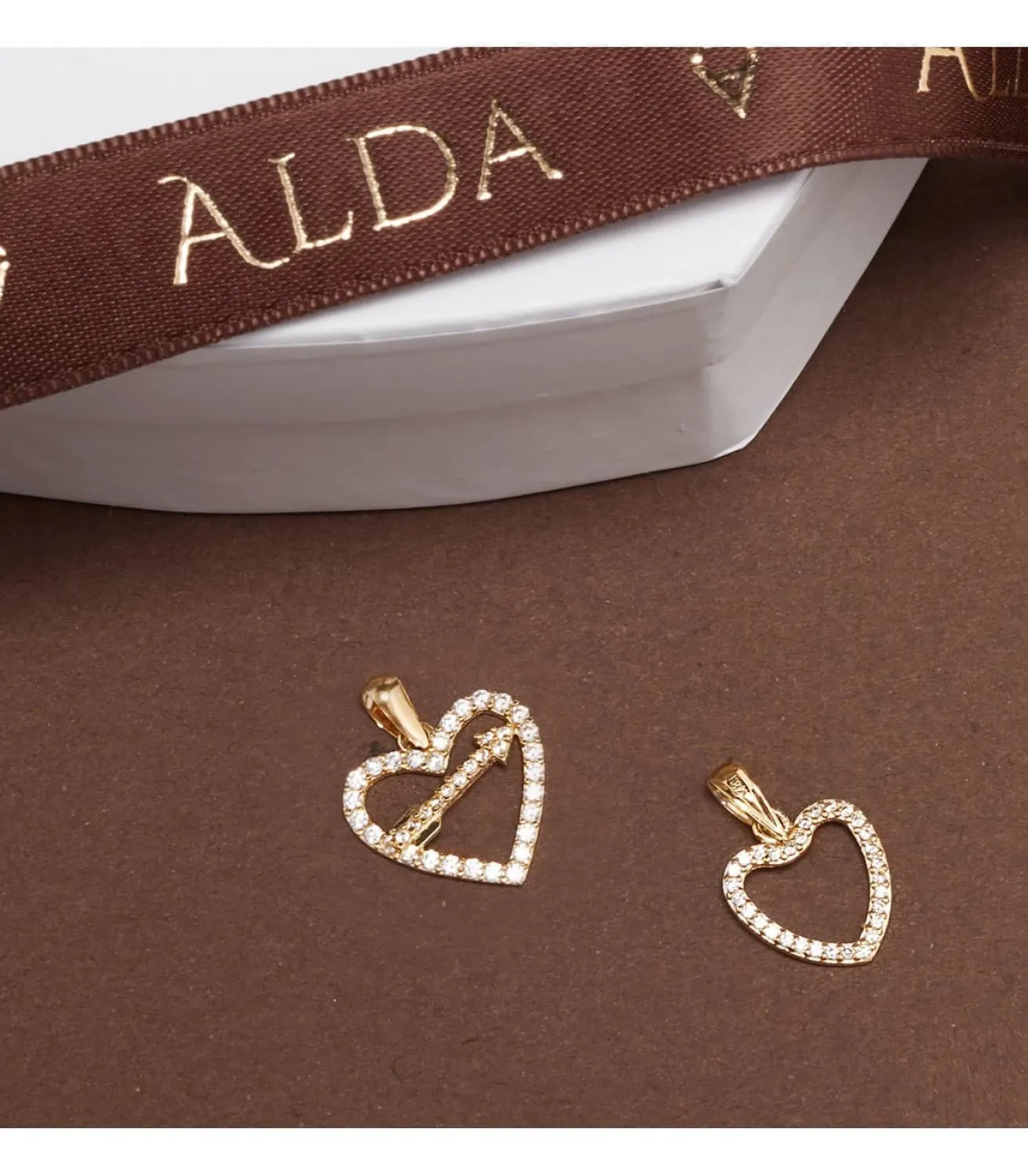 Colgante Corazon Slim Oro Amarillo 18K 13 Mm<Alda Joyeros New