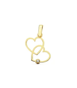 Colgante Corazones 18 Ktes<Alda Joyeros Cheap
