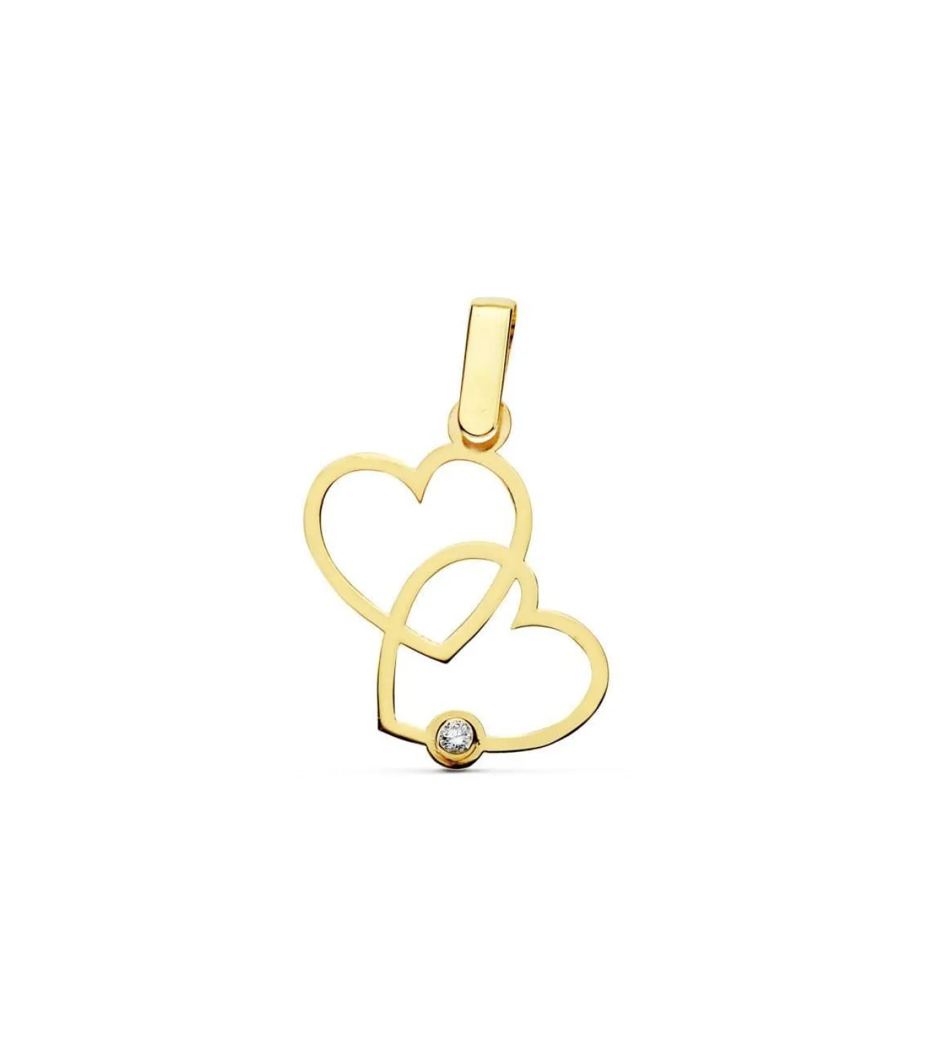 Colgante Corazones 18 Ktes<Alda Joyeros Cheap