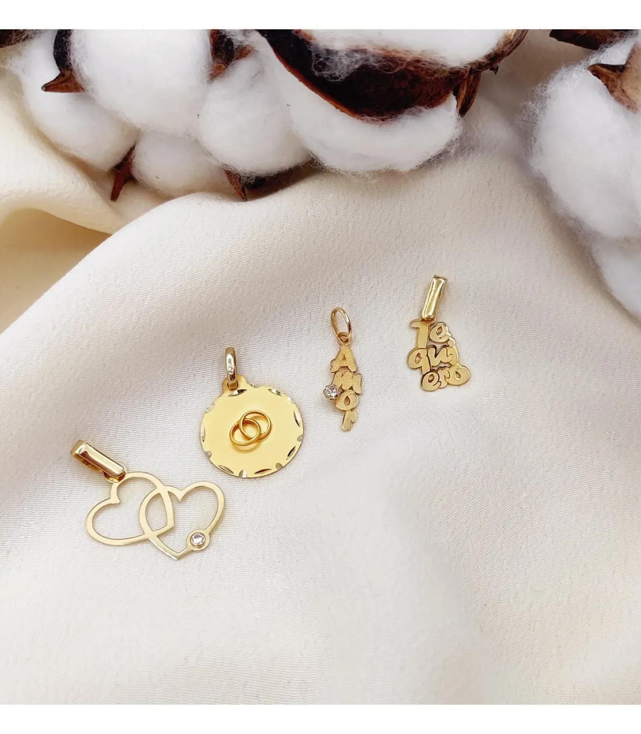 Colgante Corazones 18 Ktes<Alda Joyeros Cheap