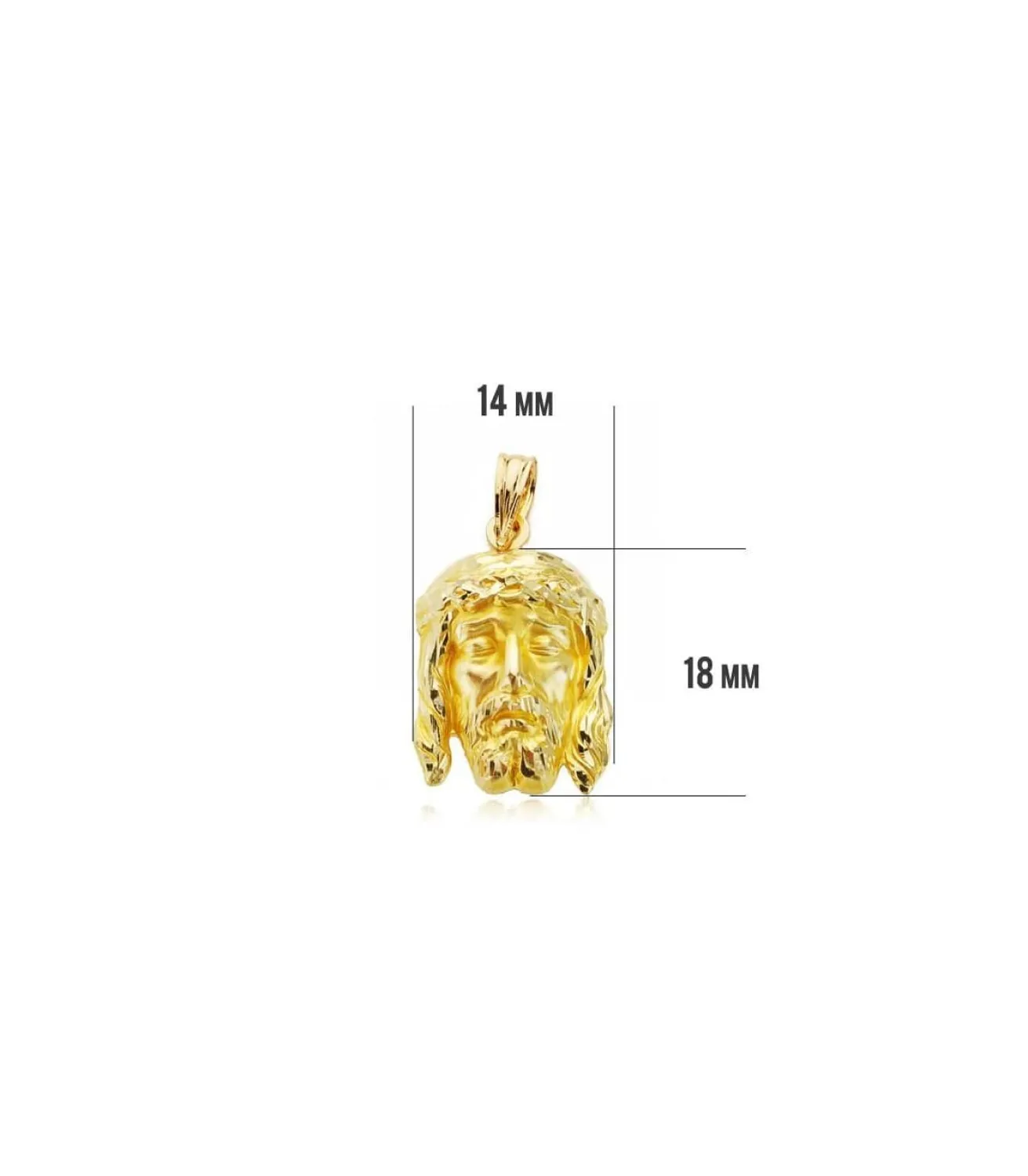 Colgante Cristo Buena Muerte Oro 18K 18Mm<Alda Joyeros Best Sale