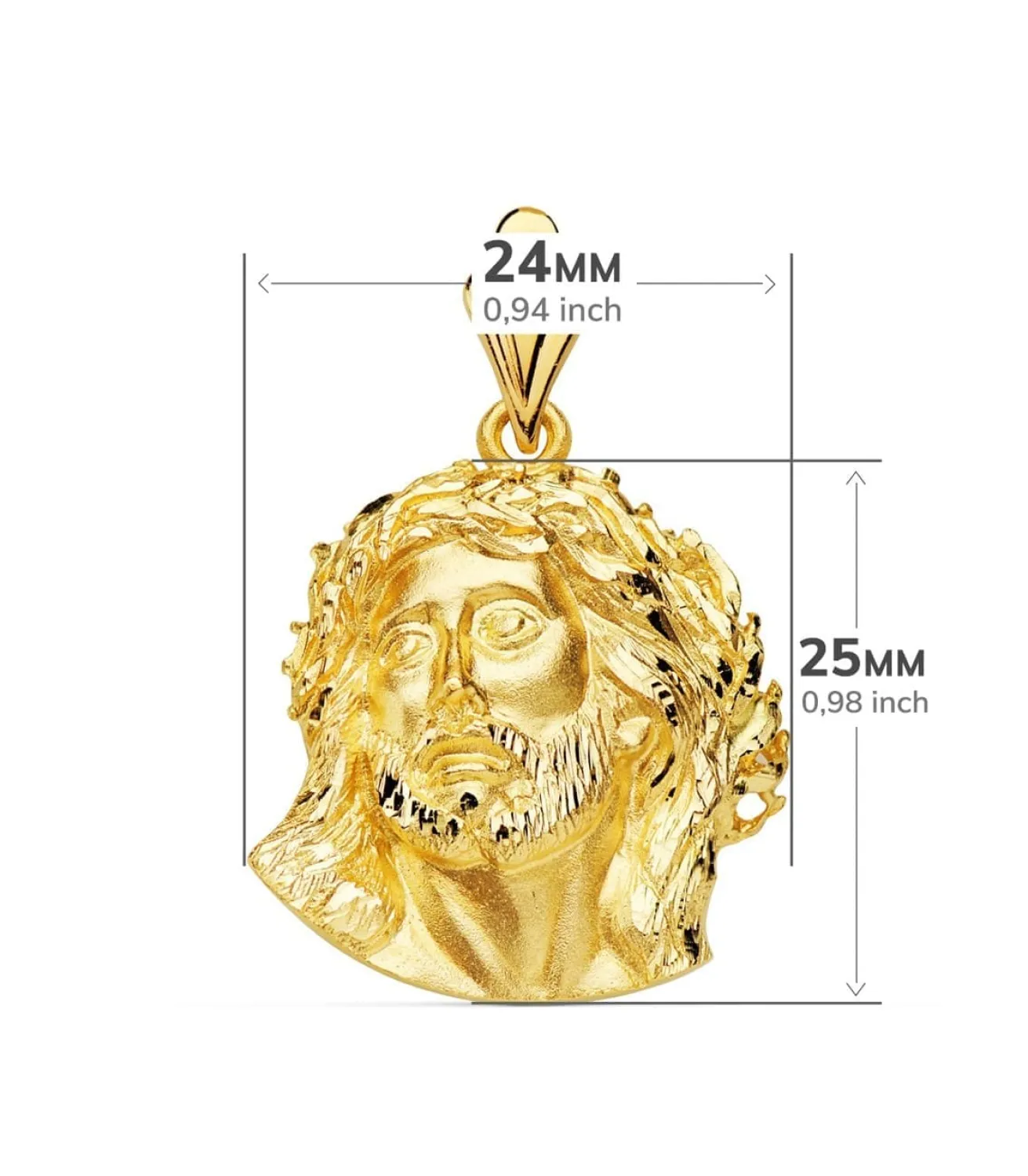 Colgante Cristo Murillo Oro Amarillo 18K 25 Mm<Alda Joyeros Outlet