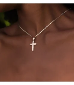 Colgante Cruz 18 Ktes 22 Mm.<Alda Joyeros Online