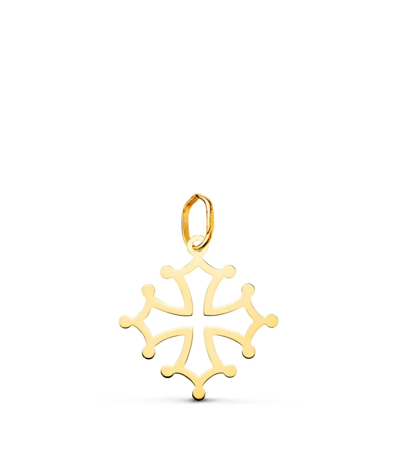Colgante Cruz De Occitania 17Mm Oro 18K<Alda Joyeros Best Sale
