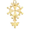Colgante Cruz Huguenotte Oro 18K 40Mm<Alda Joyeros Store