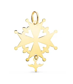 Colgante Cruz Huguenotte 32Mm Oro 18K<Alda Joyeros Best
