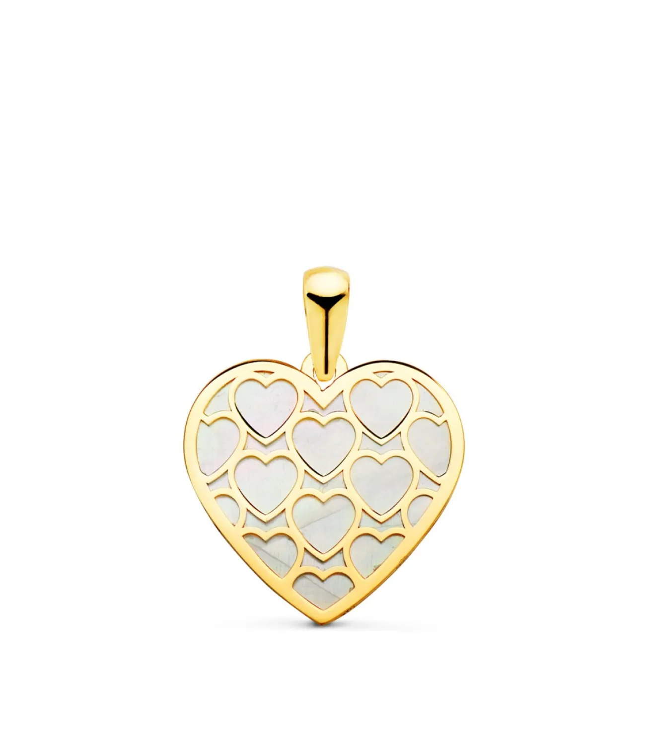 Colgante Cuore Nacar Oro 18K<Alda Joyeros Hot