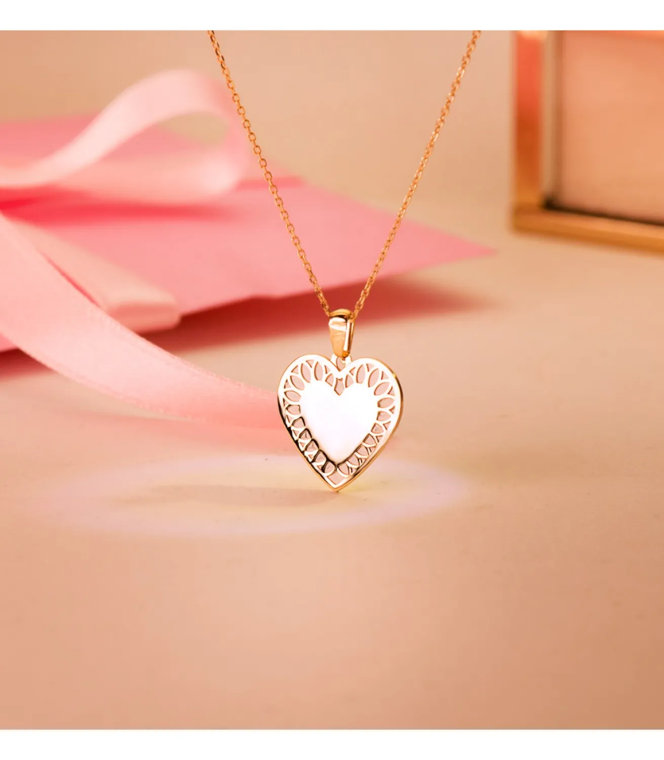 Colgante Cuore Nacar Oro 18K<Alda Joyeros Hot