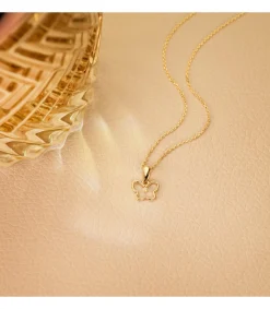 Colgante De Mujer Slim Butterfly Oro 18K 9 Mm<Alda Joyeros Best Sale