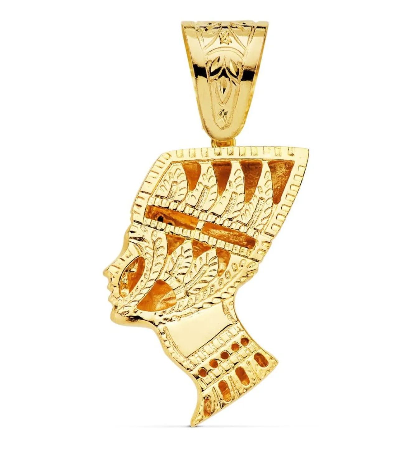 Colgante Egipcio Nefertiti Oro 18K Piedras Rojas<Alda Joyeros Outlet